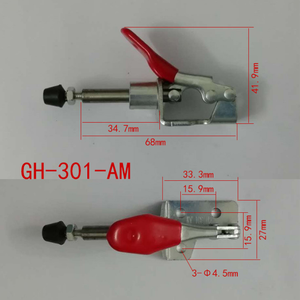 GH301A Giá Trực Tiếp Từ Nhà Máy Trên 30 Năm Kinh Nghiệm Kẹp Nhanh Loại Chốt Cài Chốt Cố Định Dây Nịt Dây Điện - Product Image 3