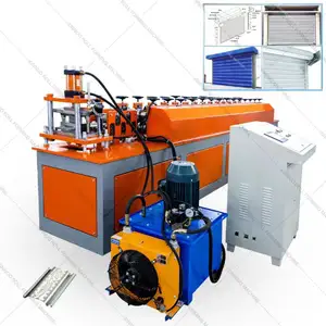 Hot selling rolling shutter door roll forming fitting machine rolling shutter door track forming machine