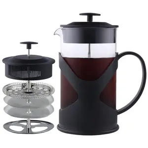 Factory Direct French Press Coffee Maker Plastic Portable French Press Coffee Tools