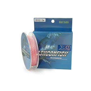 Ligne de pêche en <span class=keywords><strong>PE</strong></span> tressée, vente en gros, matériel de pêche professionnel, sans décoloration, 8 brins, <span class=keywords><strong>500</strong></span> mètres - Product Image 4