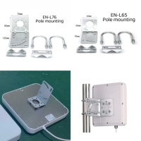Support mural pour antenne extérieure QiaoEn, support de montage sur poteau, support universel, FCC ETSI 860-940 MHz UHF RFID EN-J1617W