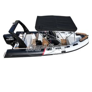 Bateau pneumatique semi-rigide de pêche Orca Hypalon 580 de 20 pieds avec auvent Bimini, coque en fibre de verre, best-seller - Product Image 6