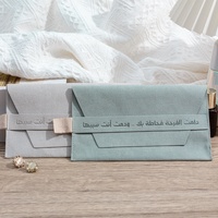 Pochette à bijoux de luxe avec logo personnalisé de haute qualité emballage enveloppes à rabat pour lunettes en microfibre petit sac cadeau