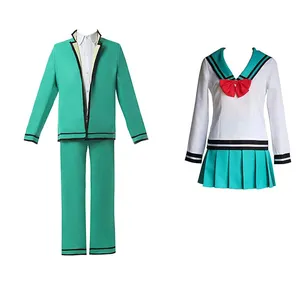 Anime Saiki Kusuo The Disastrous Life K.-Nan Cosplay Costumes Uniform Tops Pants Cos Props