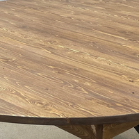 Table rustique en bois d'extérieur Q-85, mobilier de banquet, tables de ferme pour mariage, table de ferme pour événements