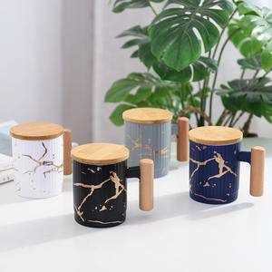 Personalizzata in ceramica <span class=keywords><strong>tazza</strong></span> di commercio all'ingrosso su misura porcellana <span class=keywords><strong>tazza</strong></span> di tè con manico in legno e Infusore tè in ceramica <span class=keywords><strong>tazza</strong></span> di caffè con coperchio - Product Image 6