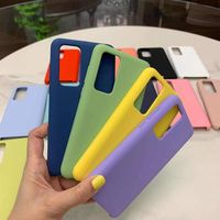 Coque en Silicone liquide souple pour Xiaomi Redmi Note 8, 9, 10 pro, 5G, 9S, 10S, avec emballage