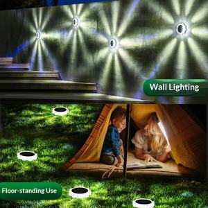 Lámpara Solar de Pared Emperor Shun Gear 2025 con Garantía de 10 Años, Luz Blanca/Cálida/Colorida para Decoración de Hogar, Jardín, Patio Exterior, Villa - Product Image 4