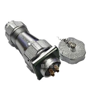 Conector y Enchufe de Aviación WY24 de Aleación de Zinc para Montaje en Panel, Contacto de Cobre Chapado en Oro para Reparación de Comunicaciones - Product Image 1