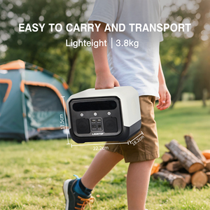 Портативная станция LAUNTOP P330, емкость 280.8 Вт·ч, мощность 330 Вт переменного тока, компактный размер, солнечный генератор, литий-ионный аккумулятор, чистая синусоидальная волна - Product Image 5