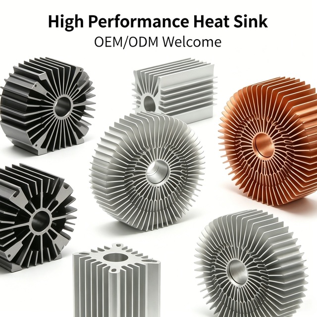 Multi-Functional Sunflower Aluminum Radiator for Hybrid Cooling Solutions