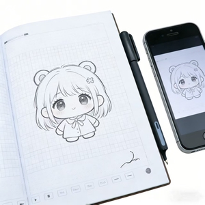 Bolígrafo Inteligente con Reconocimiento Preciso por IA y Cuaderno A5 para Notas Extendidas, Modelo D-133 S, para Compra en Grupo - Product Image 3