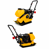 Compacteur à plaque vibrante de petite taille certifié CE, force de 15KN, pour le compactage du béton et du sol