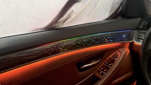 ZYCELA Illuminazione Ambientale per Auto 12V 3-5W, Serie 5 F10/F11/F18 2011-2017, 64 Colori, Effetto Cielo Stellato Dinamico, Garanzia 1 Anno - Product Image 4