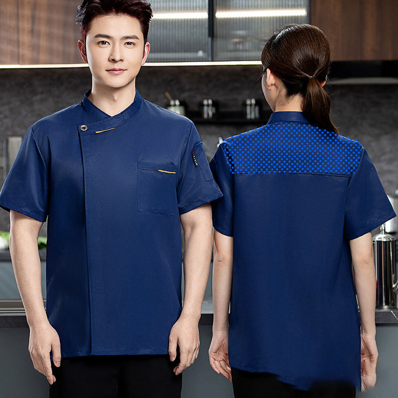 Bleu + manches courtes