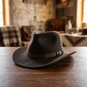 Sombrero de Vaquero Ajustable de Cuero Genuino de Primera Calidad Europea, Color Personalizado, Unisex, para Viajes, Playa, Equitación, Casual - Product Image 1