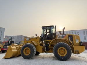 Chargeuse sur pneus CAT 966H d'occasion, chargeuse frontale Caterpillar d'origine pour projet de construction - Product Image 4