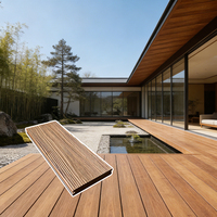 Planches de terrasse en composite WPC ASA pour extérieur, co-extrusion, résistantes à l'eau et aux UV, aspect bois