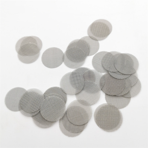 Round Hole Stainless Steel Woven Wire <strong>Mesh</strong> <strong>Filter</strong> Disc 50-300 Micron for Food Shop Lightweight at 0.01 KG Coffee <strong>Filters</strong> Disc - Product Image 5