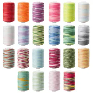 Máquina De Costura Doméstica Linha De Costura Diy Multicolorido Hand Repair Threads Atacado Poliéster Threads