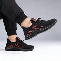 Chaussures de course et de tennis tendance pour hommes - Légères, respirantes, avec empeigne en tissu confortable pour le printemps/été/automne
