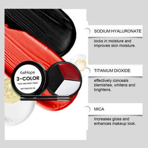 Eelhope Halloween <span class=keywords><strong>pintura</strong></span> fiesta baile <span class=keywords><strong>cara</strong></span> Horror payaso maquillaje Kit - Product Image 3