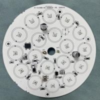 Module de carte PCB en aluminium DMX512 140mm 24VAC RGB 24W Ra80 IP20 LED à changement de couleur pour projecteur mural LED RGB