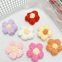 2025 Mini Crochet fleur plante tricoté fleur de prunier pour salle de bain maison cuisine rustique Table pièce maîtresse étagère décor