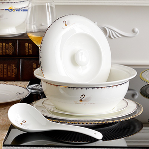 Productos Más Vendidos 2025, Juego de Vajilla de Porcelana Fina de 36 Piezas, Estilo Europeo, para 6 Personas, Servicio de Catering - Product Image 6