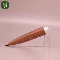 Aplicador puntiagudo, crema para ojos, tubo de plástico, producto para ojos, tubo vacío, embalaje de plástico para el cuidado de la piel, 10ml, 20ml, 30ml, tubo redondo