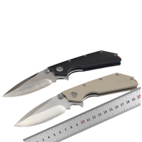 Couteau pliant tactique de survie pour le camping en plein air, lame D2, manche G10, outil de camping, couteaux