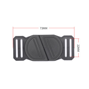 สายรัดกระเป๋าเดินทาง หัวเข็มขัดพลาสติก 22 มม. แบบดึงเดี่ยว ปลดเร็ว อุปกรณ์เสริมกระเป๋า - Product Image 3
