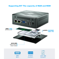 2021 4th Gen haswell barebone Mini PC Core i3-4100U/i5-4200U /i7-4500U HD DP VGA triple pantalla Escritorio de juegos jugador de la computadora