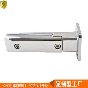 Clamps de verre réfléchissants de qualité supérieure pour rampes de piscine en acier inoxydable de type séparé, du sol au plafond, qualité architecturale - Product Image 4