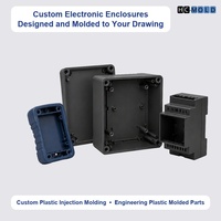 Stampaggio a iniezione di plastica con riempimento in vetro pronto per la produzione per custodie elettroniche personalizzate con CTQ controllati