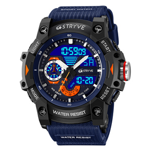 Nuovo <span class=keywords><strong>Orologio</strong></span> STRYVE da <span class=keywords><strong>Uomo</strong></span> Digitale a LED <span class=keywords><strong>Bianco</strong></span> Trasparente Fashion Cool Sportivo da Esterno Impermeabile e Resistente agli Urti 8029 - Product Image 3