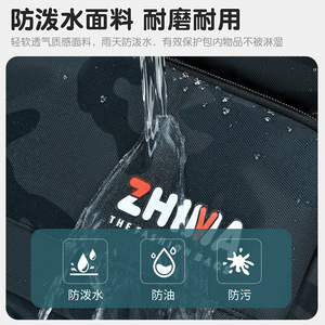 Zhma Student Backpack L Size Waterproof Unisex School Bag For Teenagers 12-18 Years Education Use - Product Image 4