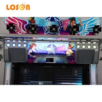 Machine de danse Arcade Pump It Up à écran LCD de 55 pouces, 3 bases de danse centrales, Just Revolution, jeux à pièces