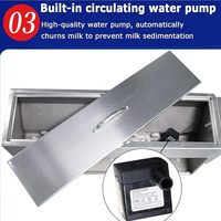 Fonction de température constante double face en acier inoxydable automatique 10/14 mamelons pour l'allaitement des porcs Machine à traire les mammites