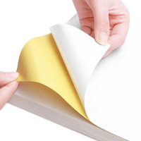 Offres Spéciales A4 taille étiquettes adhésives personnalisées feuille Laser/imprimante à jet d'encre Compatible papier autocollant pour étiquettes d'emballage