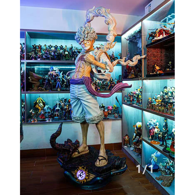 アニメフィギュアワンピースニカールフィ彫刻樹脂等身大