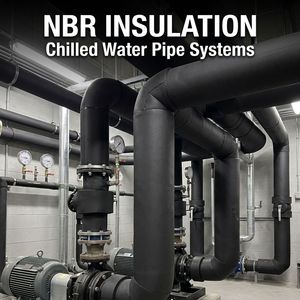 Tubo in Schiuma NBR Fonoassorbente Industriale per Impianti HVAC, Condizionamento, <span class=keywords><strong>Tubazioni</strong></span> dell'Acqua Refrigerata, Ventilazione e <span class=keywords><strong>Isolamento</strong></span> Termico - Product Image 5