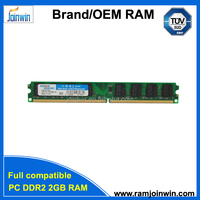 Profitez d'une garantie à vie, mémoire RAM DDR2 2 Go 800 MHz ECC DDR, chipset original ETT, compatible avec toutes les cartes mères, certifié CE pour ordinateur de bureau