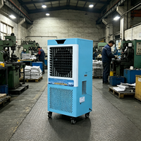Unité de climatisation mobile haute capacité avec compresseur, sans installation requise, refroidissement rapide pour les grandes surfaces intérieures/extérieures