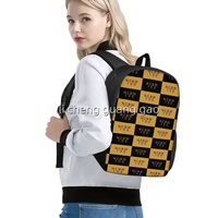 Sac à dos pour femmes NCBW100, nouvelle collection, motif lettres grecques, grande capacité, idéal pour les voyages et les activités sportives en extérieur