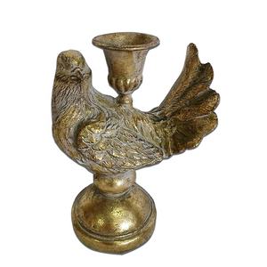 عتيق ذهبي حيوان أرنب راتنج حامل شمعدان ديكور طاولة غرفة المعيشة موقد عباءة ديكور عيد الميلاد - Product Image 3