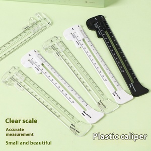 Mini herramienta de grado Industrial de alta precisión de 0-120mm, calibrador Vernier de plástico y Regla de medición al por mayor para estudiantes - Product Image 3