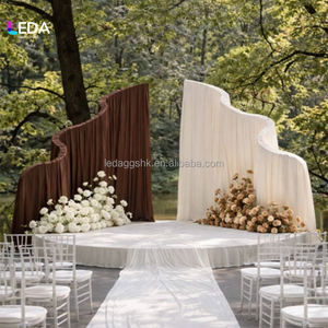 Nuevo 2026 Soporte Arqueado Metálico para Decoración de Fondo de Tela, para Decoración de Escenarios al Aire Libre y Bodas, Precio Mayorista - Product Image 5