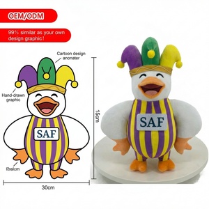 Peluches Personalizados para Cumpleaños, Fabricante de Juguetes de Peluche con Logotipo, Peluche de Bruja con Luna Bordada, Peluche de Malla, Muñeco de Peluche - Product Image 4