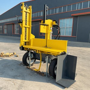 <span class=keywords><strong>Fendeuse</strong></span> de bûches verticale de 500 mm de longueur max. 20T hydraulique, moteur essence Kohler 14 CV, cycle 3S, débit 68L, axe de torsion, pédale de transport - Product Image 4